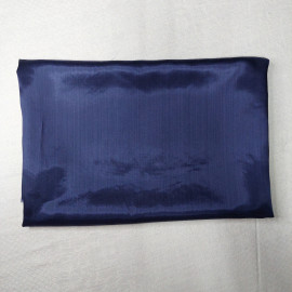 Ткань подкладочная, шелк, цвет синий, 70х150см. СССР.